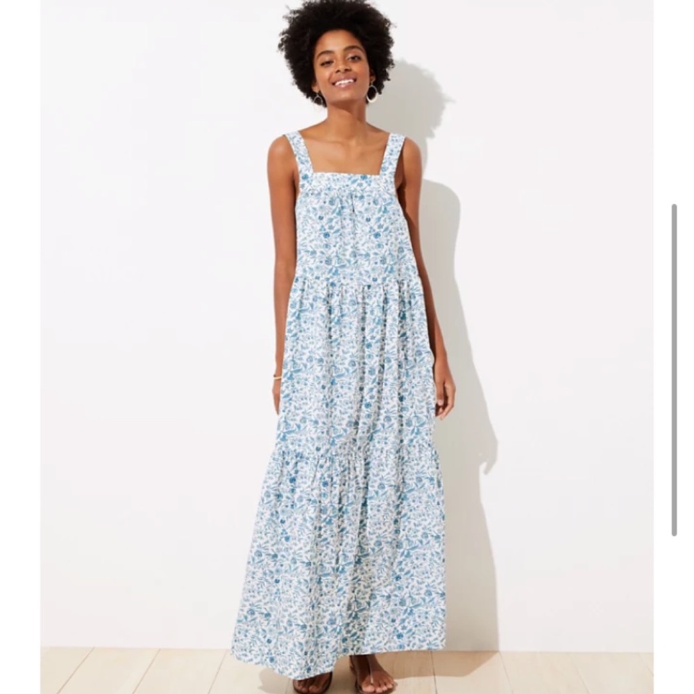 Beach Floral Maxi Dress